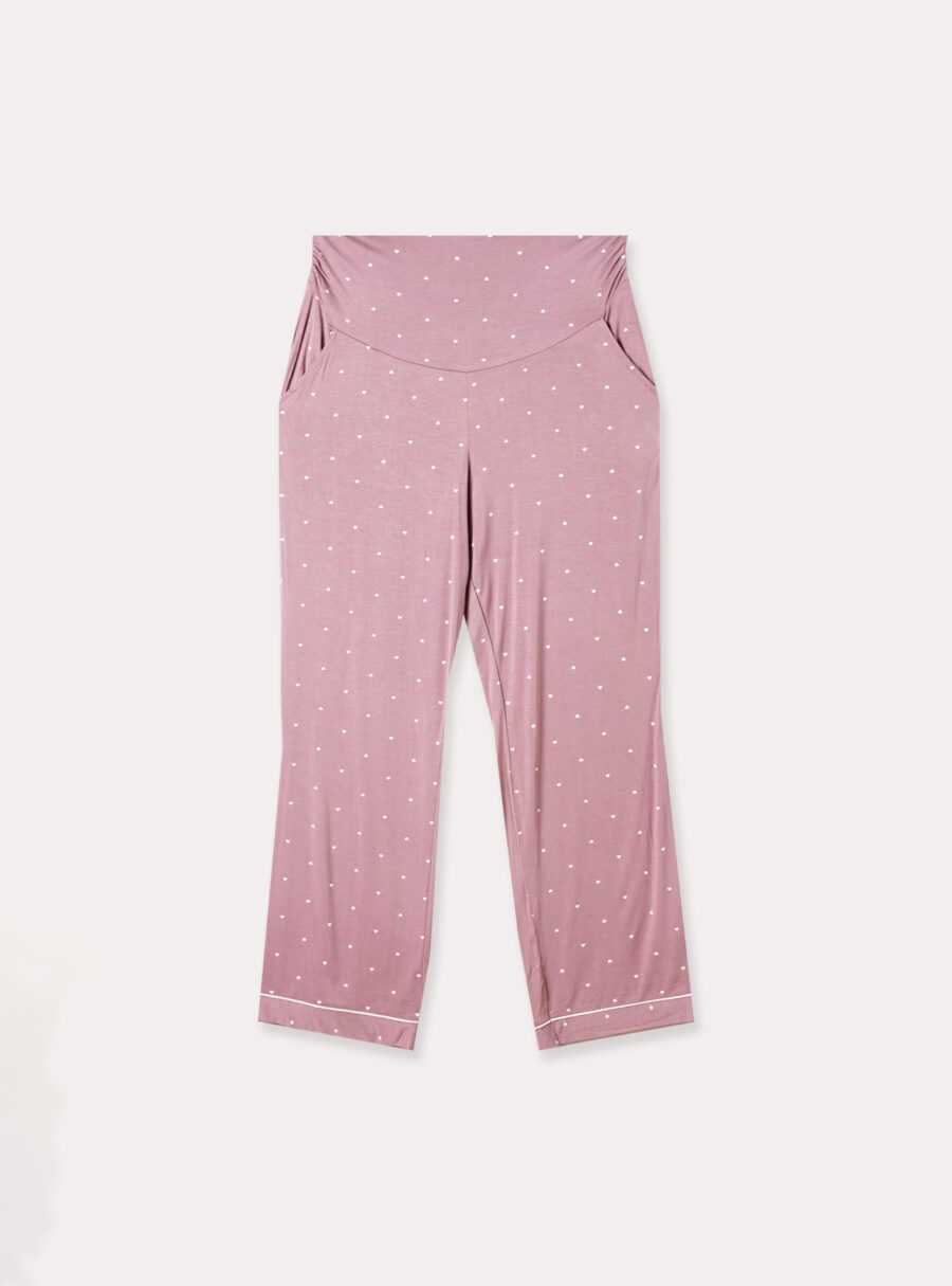 Pantalón pijama largo con corazones - Imagen 5