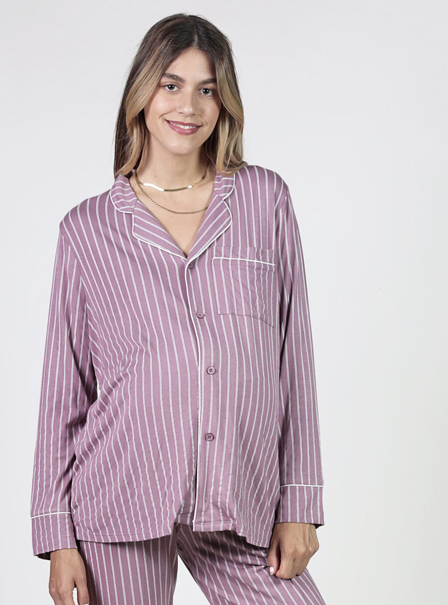 Pack pijama de rayas - Imagen 2