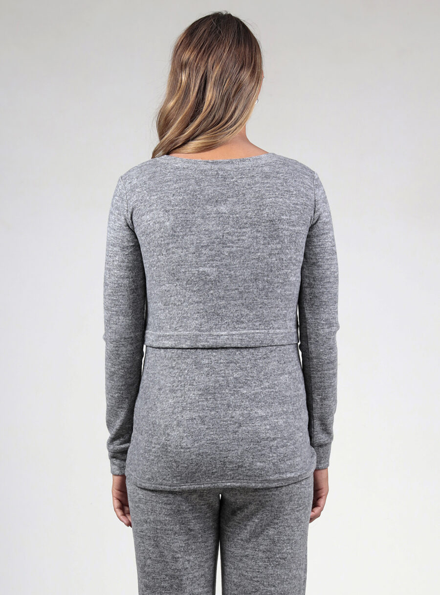 Camiseta lactancia cruzada ajustable - Imagen 3