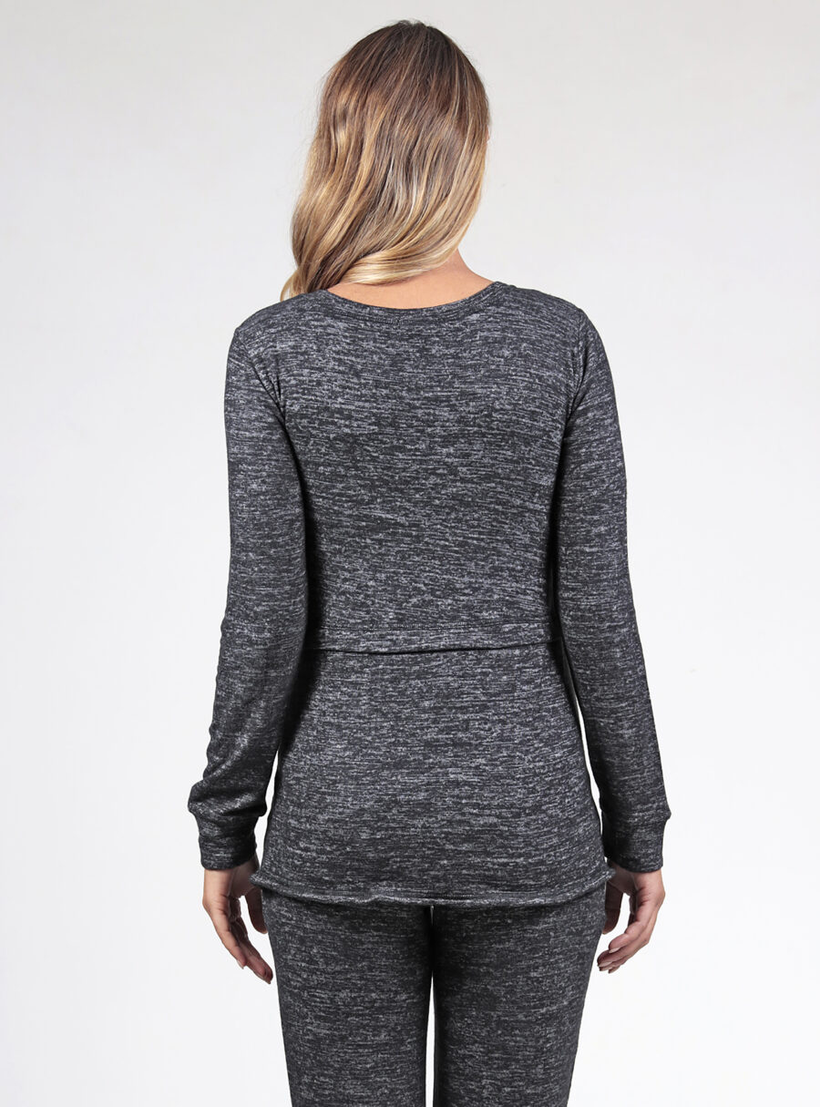 Camiseta lactancia cruzada ajustable - Imagen 2
