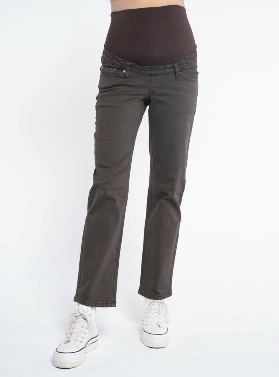 Jeans premamá de color straight
