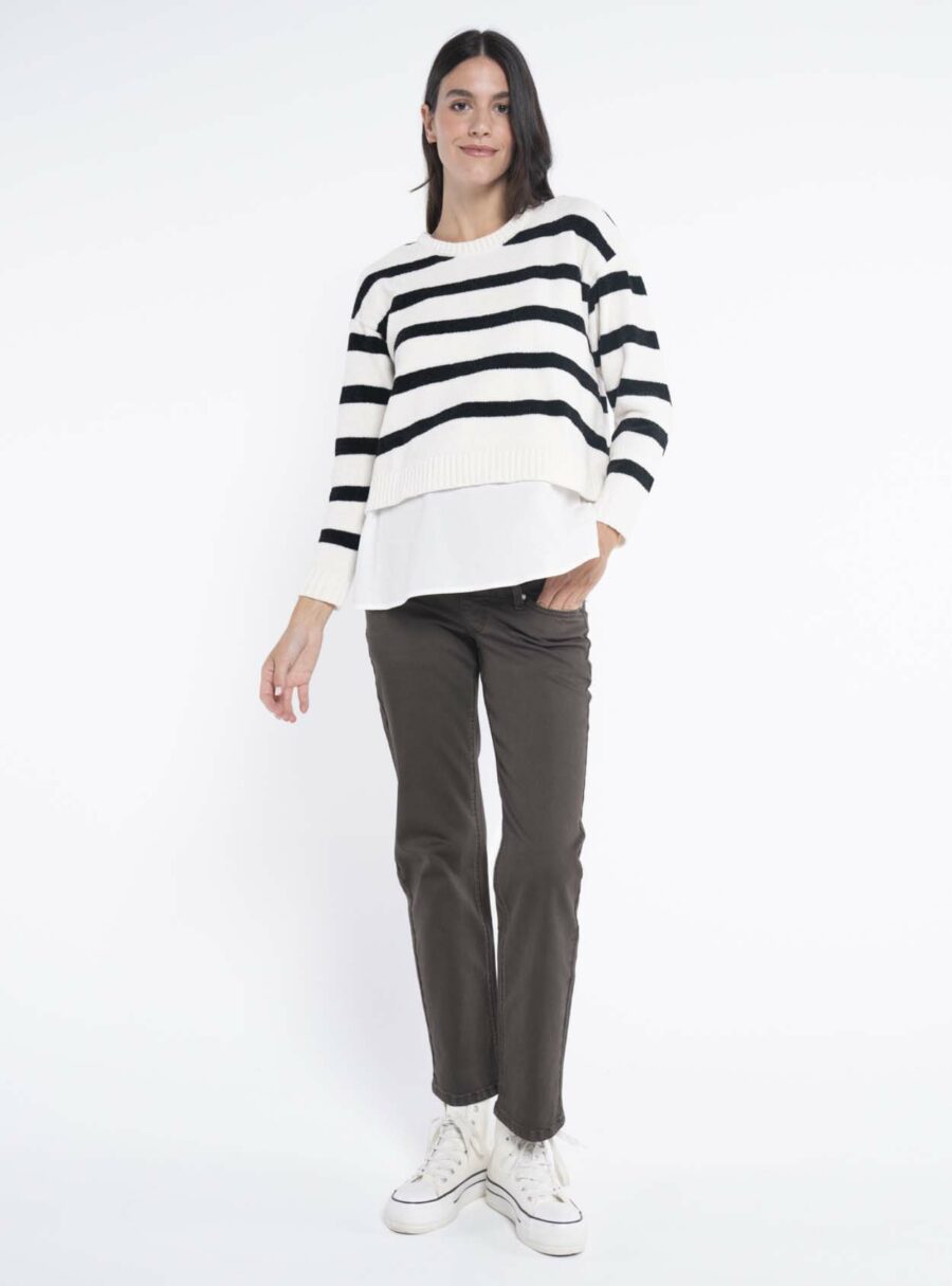Jeans premamá de color straight - Imagen 4