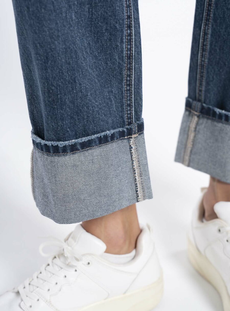 Jeans premamá straight con dobaldillo - Imagen 7