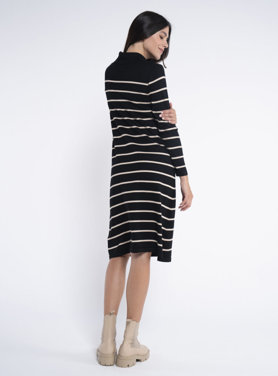 Vestido lactancia evasé de punto - Imagen 4