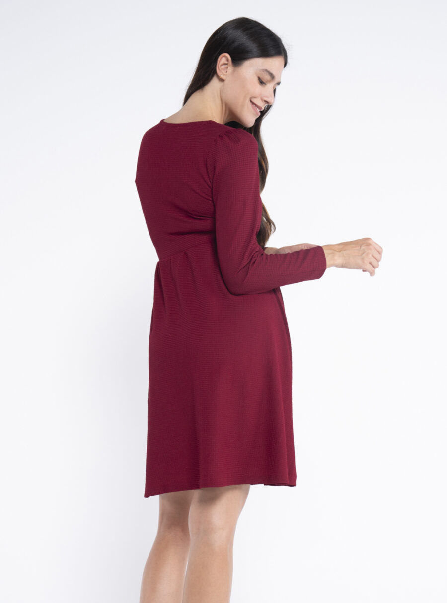 Vestido de lactancia con escote cruzado - Imagen 3