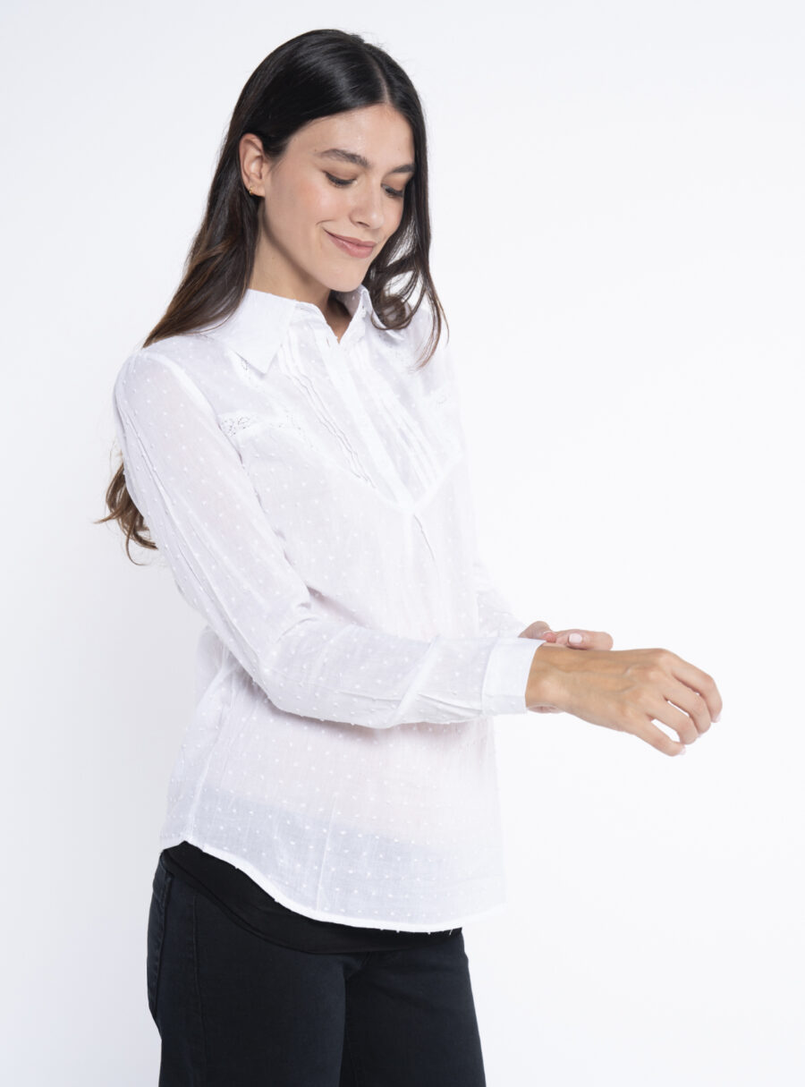 Blusa lactancia de plumetti - Imagen 2