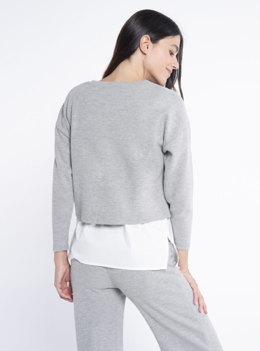 Jersey de lactancia con camisa falsa - Imagen 3