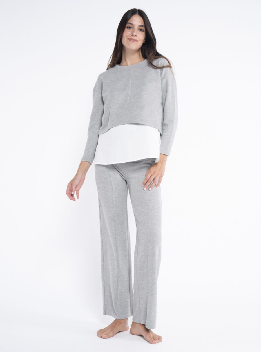 Jersey de lactancia con camisa falsa - Imagen 4