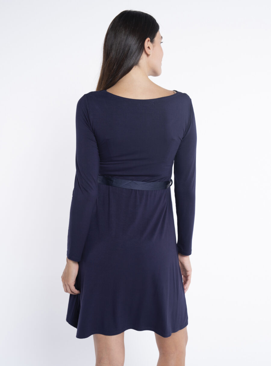 Camisón de lactancia con cinta satén - Imagen 3