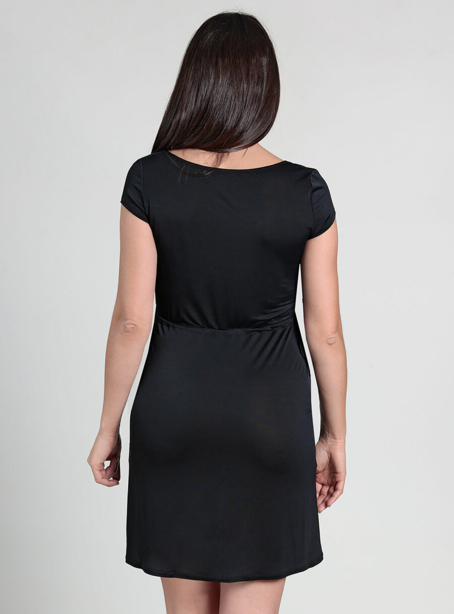 Vestido lactancia cruzado biodegradable - Imagen 3
