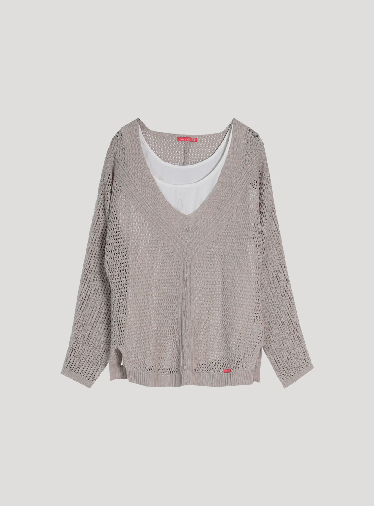 Jersey lactancia de calados con bajo camisa - Imagen 7