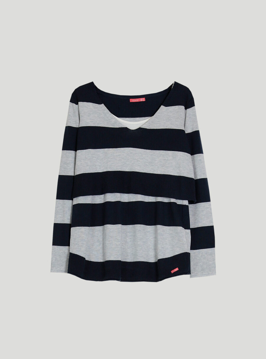 Jersey fino lactancia de rayas - Imagen 7