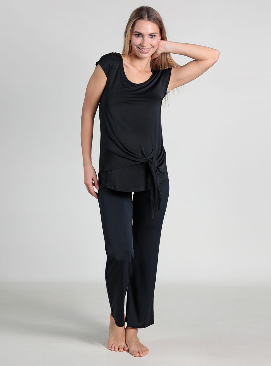 Pantalón premamá ancho biodegradable - Imagen 4