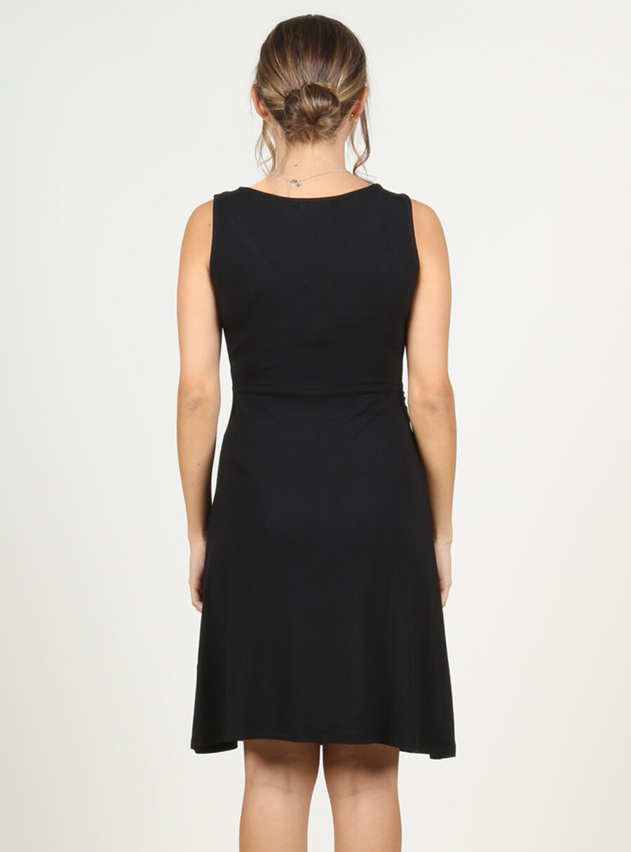 Vestido lactancia escote cruzado - Imagen 3