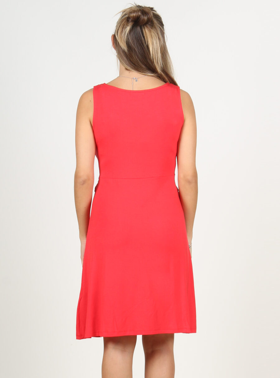 Vestido lactancia escote cruzado - Imagen 3